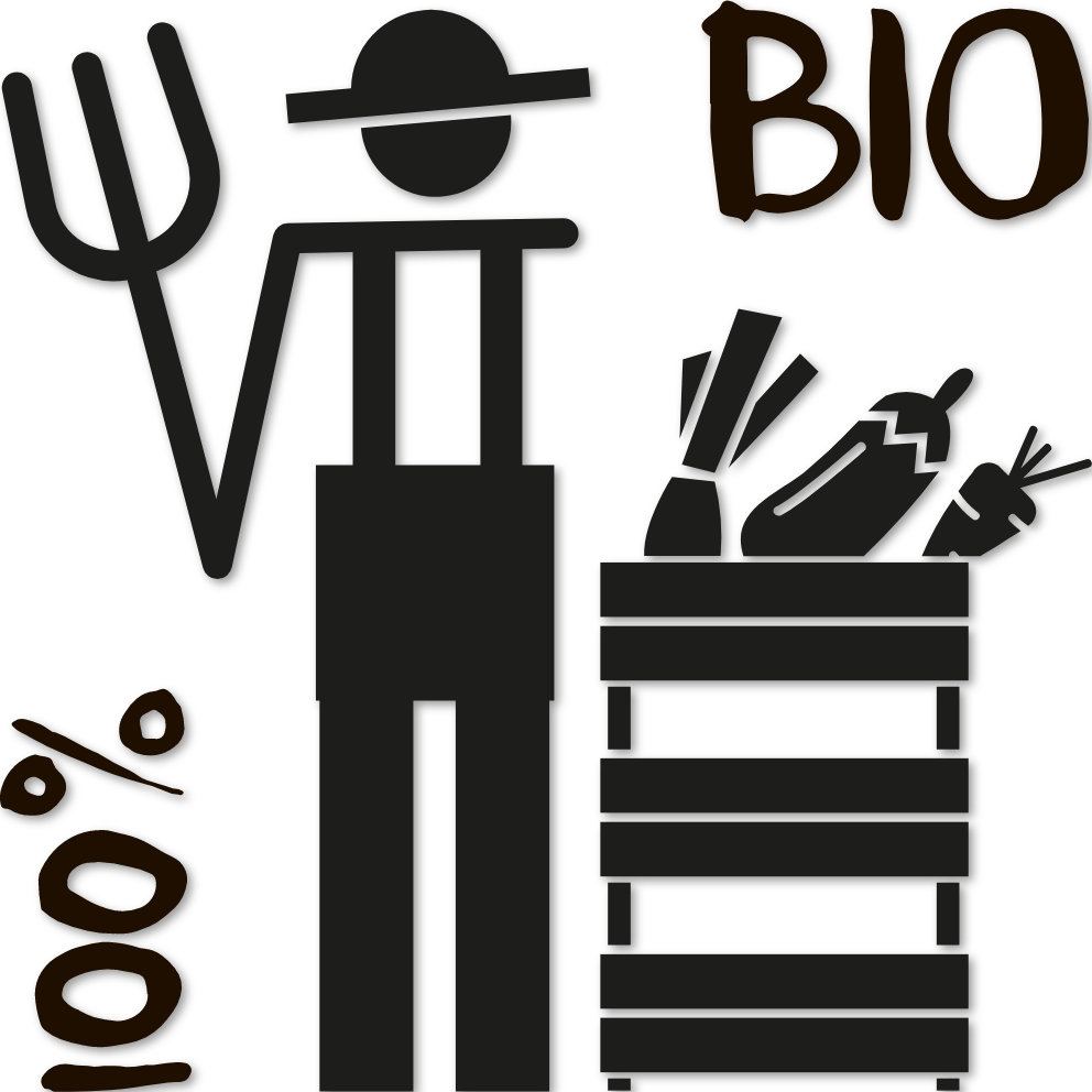 Sticker marchand bio