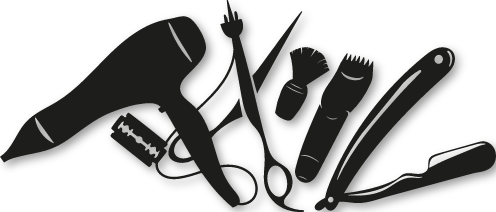 Sticker matériel barbier