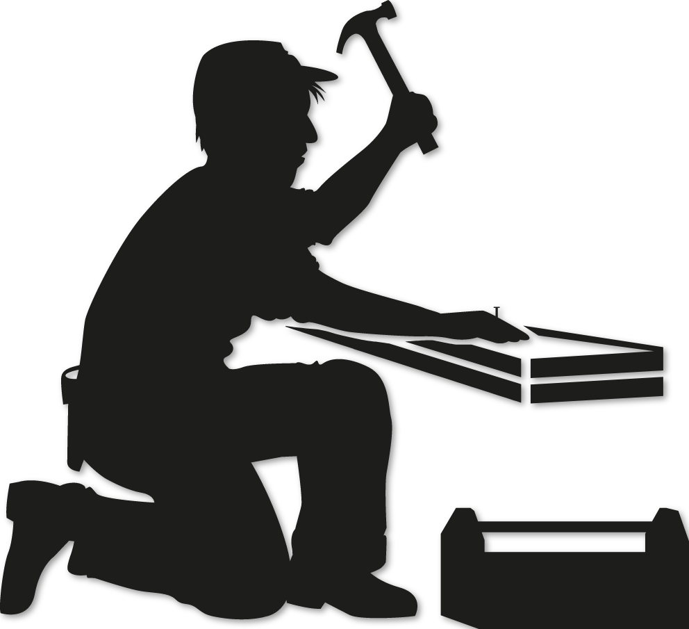 Sticker menuisier travailleur