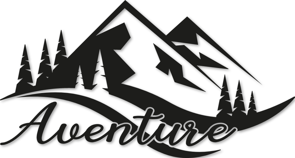 Sticker montagne aventure