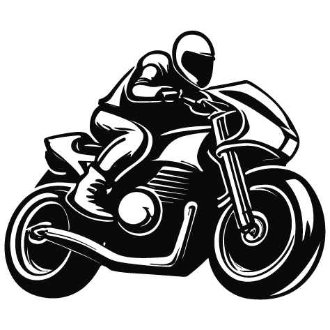 Sticker moto de route