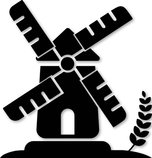 Sticker moulin à vent
