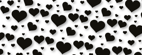 Sticker nuage cœurs