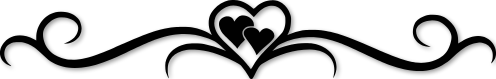 Sticker ornement design coeur