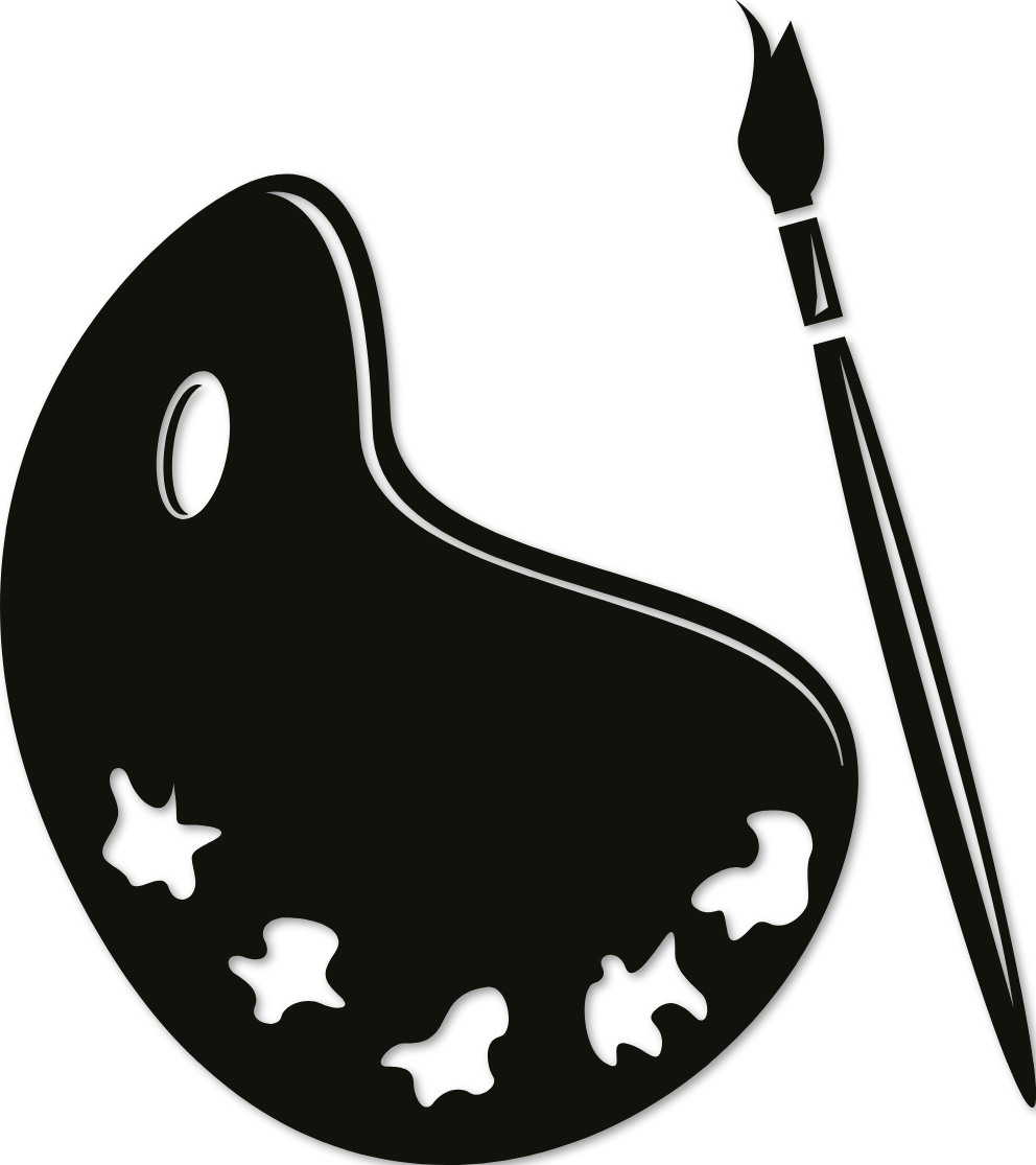 Sticker palette de peinture