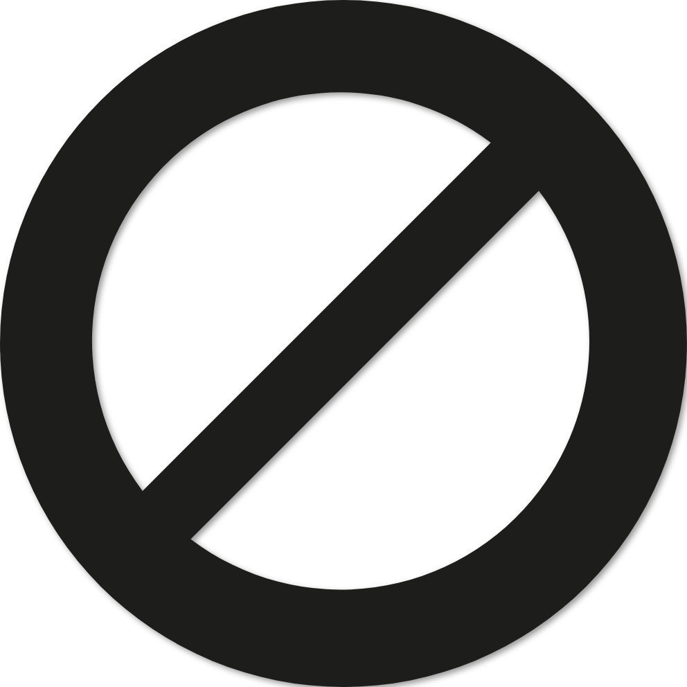 Sticker panneau disque de signalisation