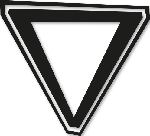 Sticker panneau cédez le passage