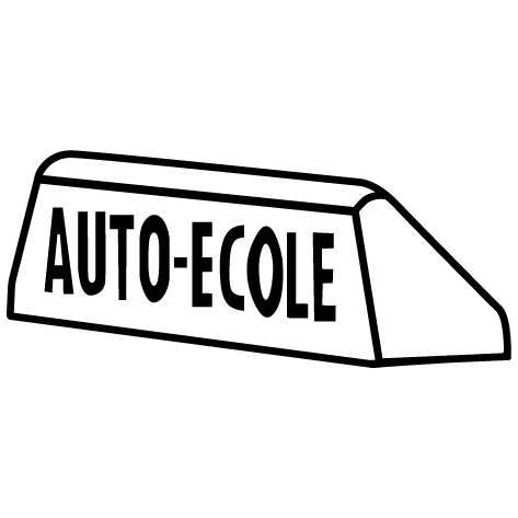 Sticker panneau toit voiture