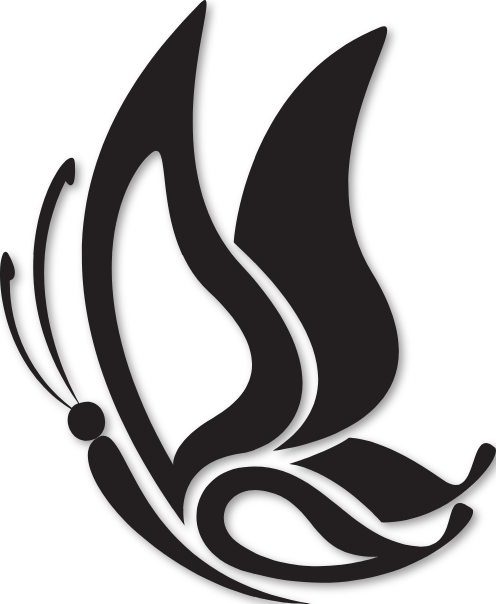 Stickers papillon tristan