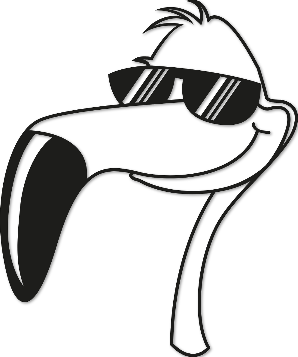 Stickers pélican lunettes