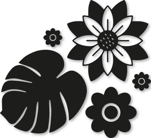 Sticker pétales de fleur