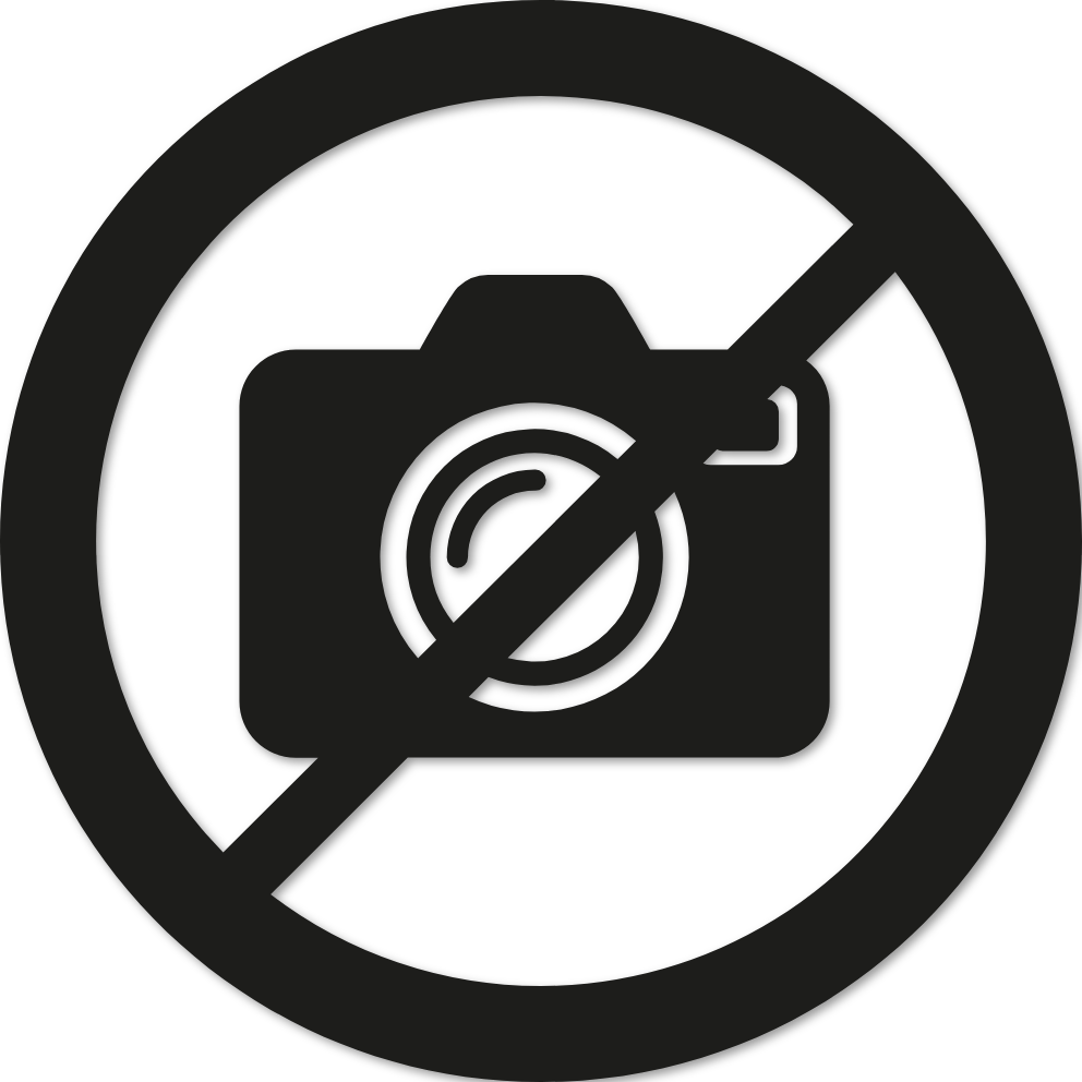 Sticker photo interdite