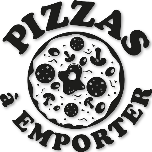 Sticker pizza à emporter