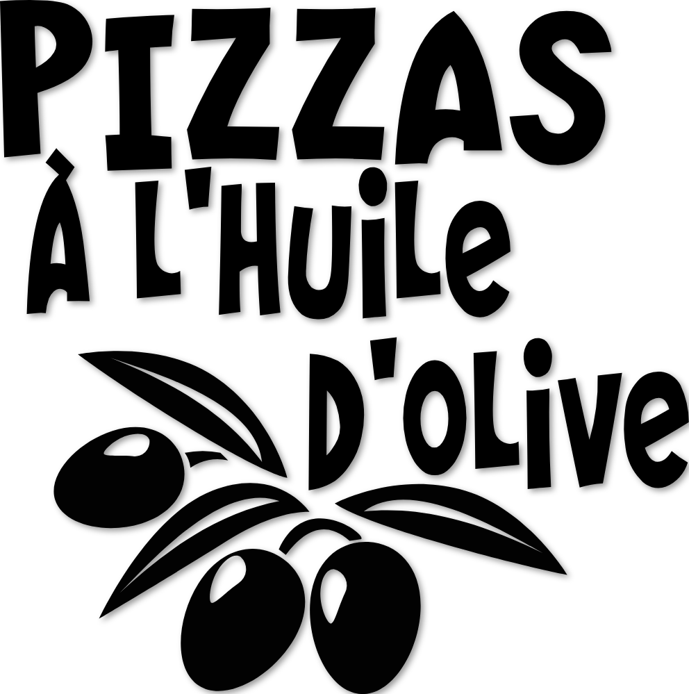 Sticker pizzas à l huile d'olive