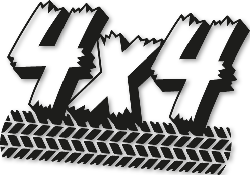 Stickers pneu 4x4