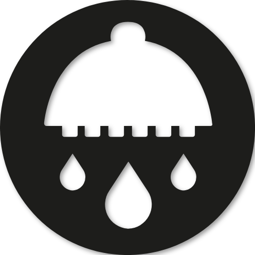 Sticker pommeau de douche