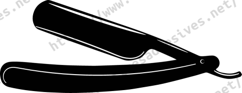 Sticker rasoir