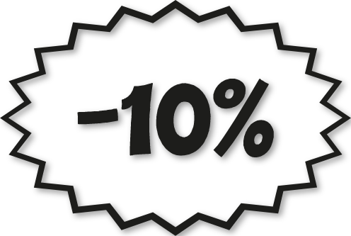 Sticker remise -10%