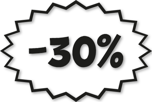 Sticker remise -30
