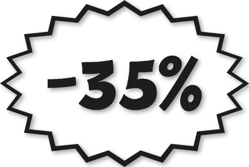 Sticker remise -35