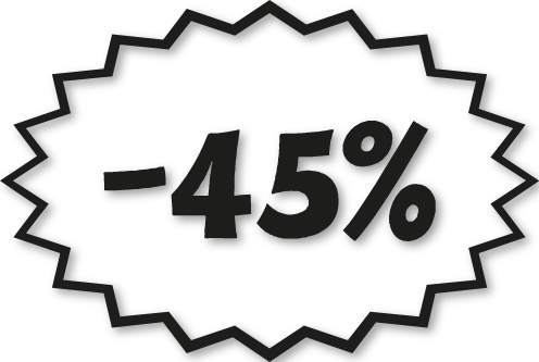 Sticker remise -45