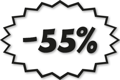 Sticker remise -55