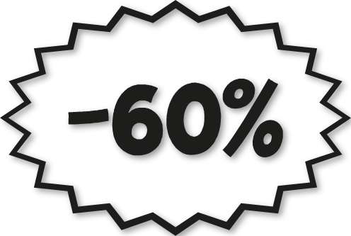 Sticker remise -60