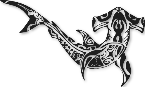 Sticker requin marteau