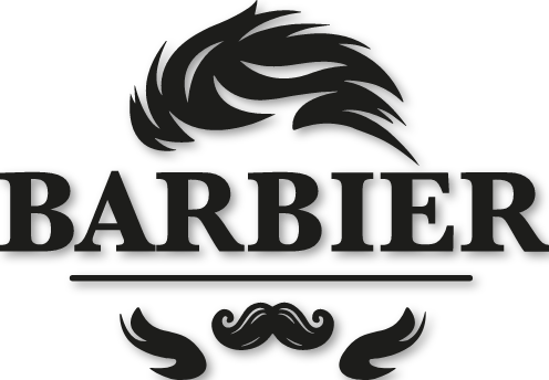 Sticker barbier visage moustache