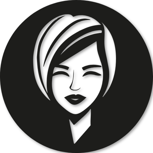 Sticker rond coiffure