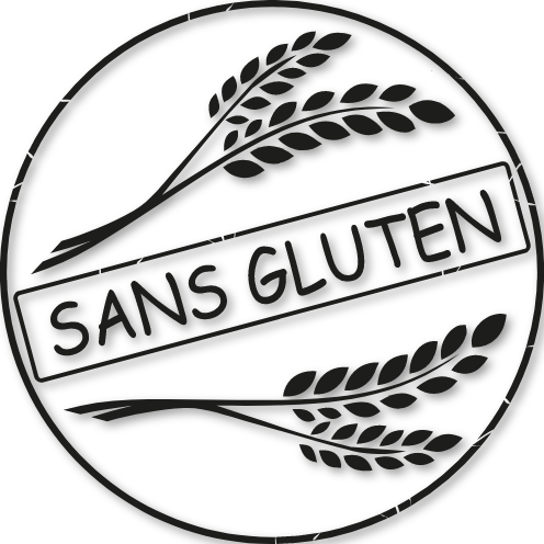 Sticker rond sans gluten
