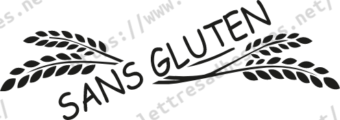 Sticker sans gluten