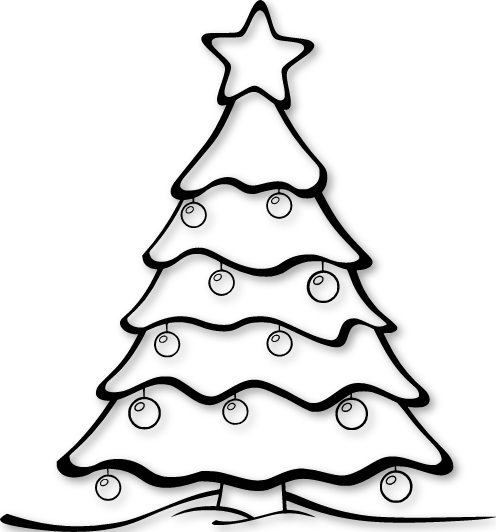 Sticker sapin boules de noël