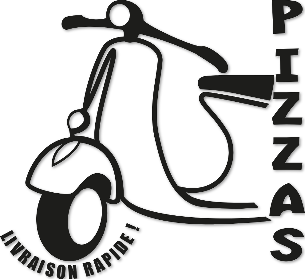 Sticker scooter livraison