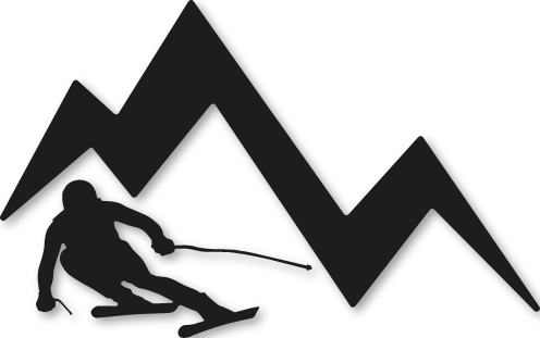 Sticker skieur modèle 02