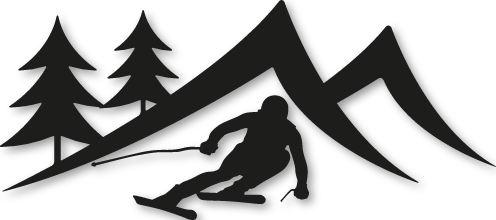 Sticker skieur modèle 03