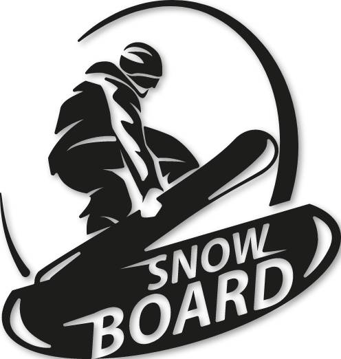 Sticker snow board