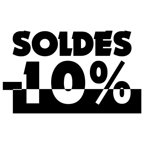 Chiffre soldes -10%