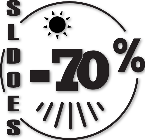 Sticker soldes été -70%