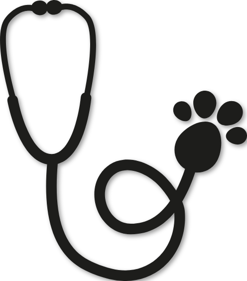 Sticker stéthoscope canin