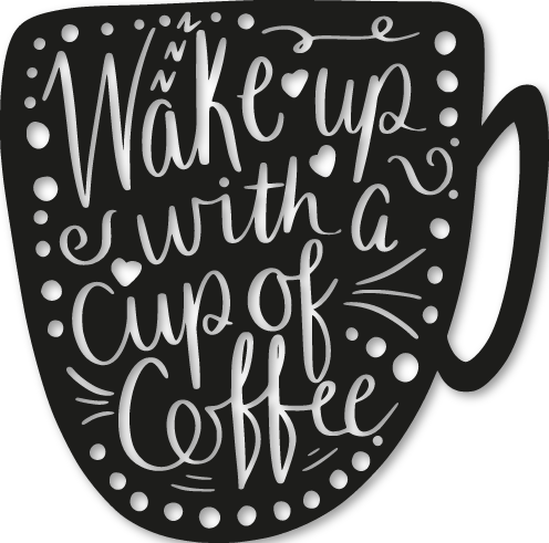 Stickers tasse déco