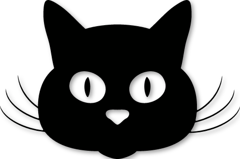 Sticker tête de chaton
