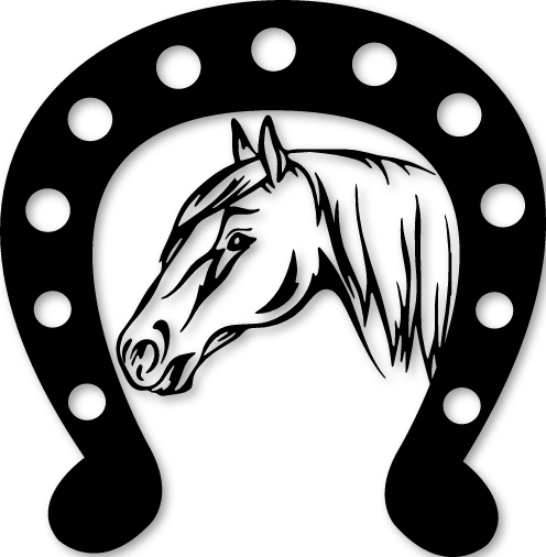 Sticker tête fer à cheval