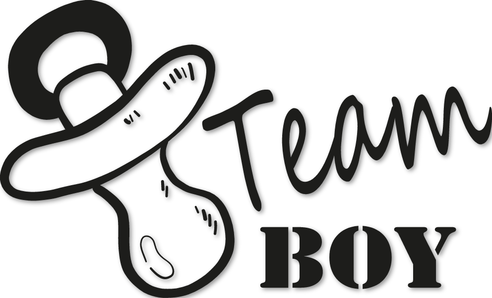 Sticker tétine Team Boy