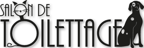 Sticker toilettage avec un chien