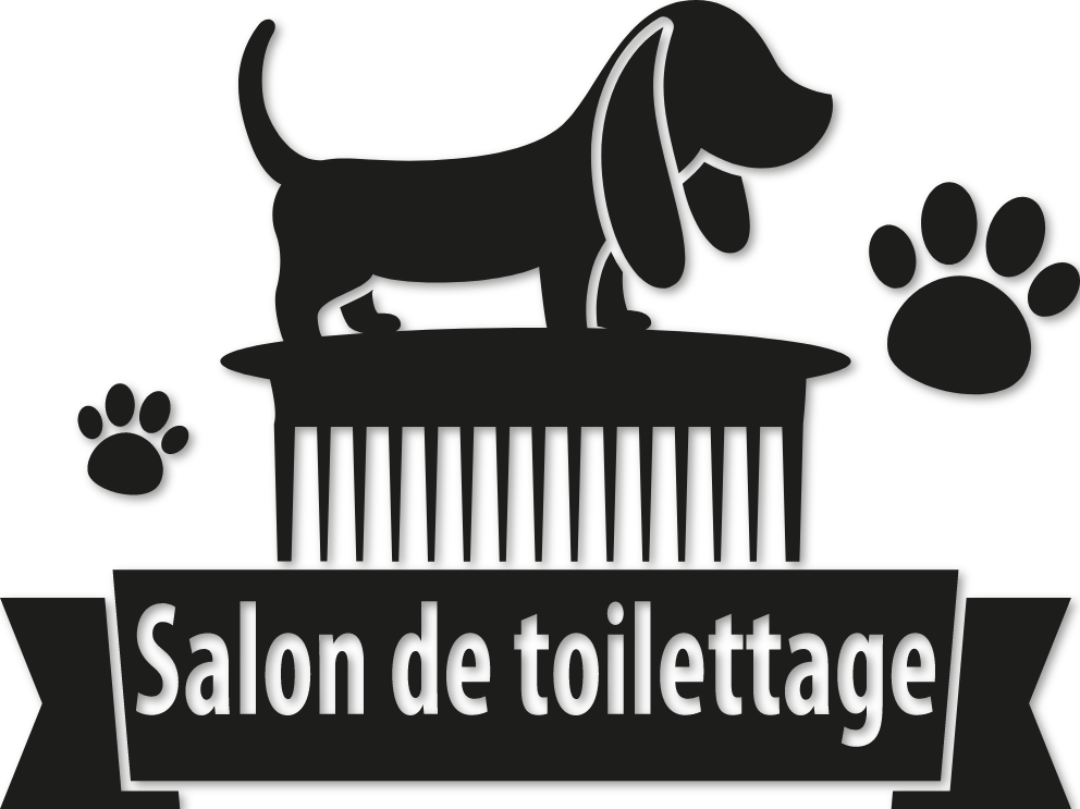 Sticker toilettage peigne