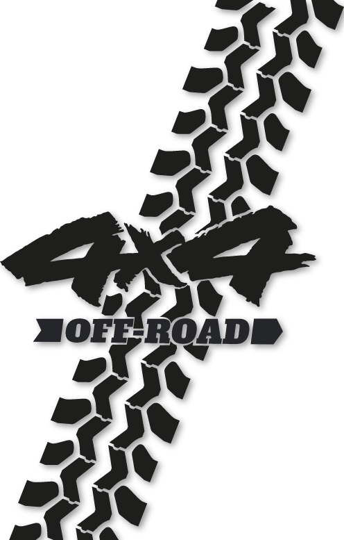 Stickers trace pneus off-road