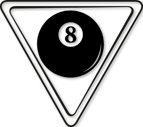 Sticker triangle de billard