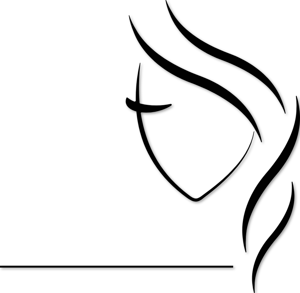 Sticker visage salon de beauté personnalisable