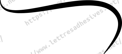 Sticker volute modèle 3
